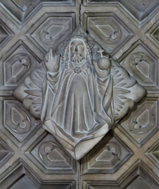 steeple ashton church wilts  c16 vaulting boss (5)