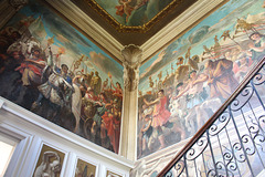 Giovanni Antonio Pellegrini Mural scheme c1708, Kimbolton Castle, Cambridgeshire