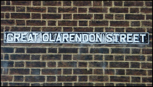 Great Clarendon Street sign