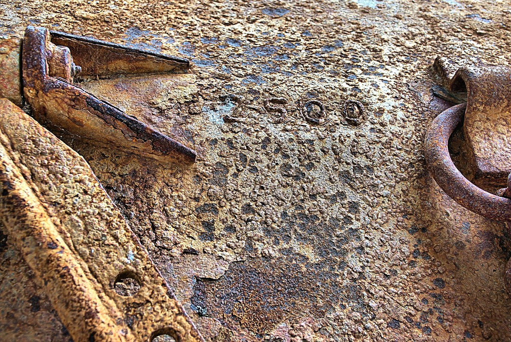 Abandoned Trawl Door. N.Shields Fishquay