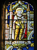 church enstone, oxon  (12) saint harold ? glass dedicated to harold arthur lee-dillon, 17th viscount dillon +1932, pres of the antiquaries society and head of the royal armouries