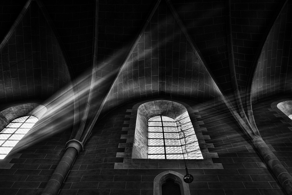 Morgenlicht in der Abteikirche des Klosters Marienstatt