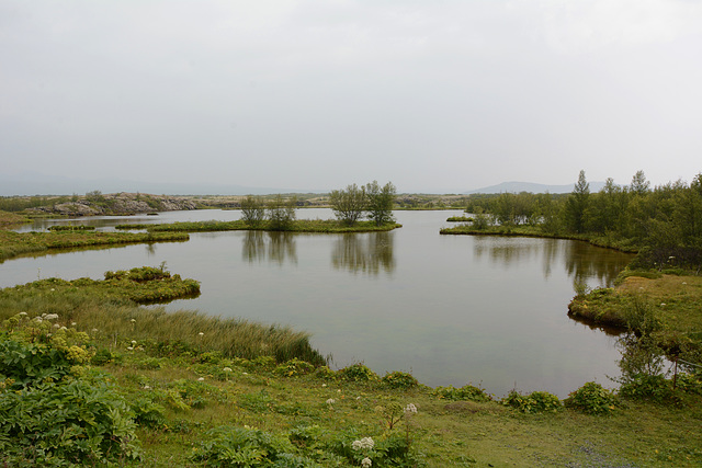 Iceland, Thingvallavatn Lake in Thingvellir National Park