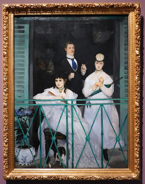 The Balcony by Manet in the Metropolitan Museum of Art, December 2023