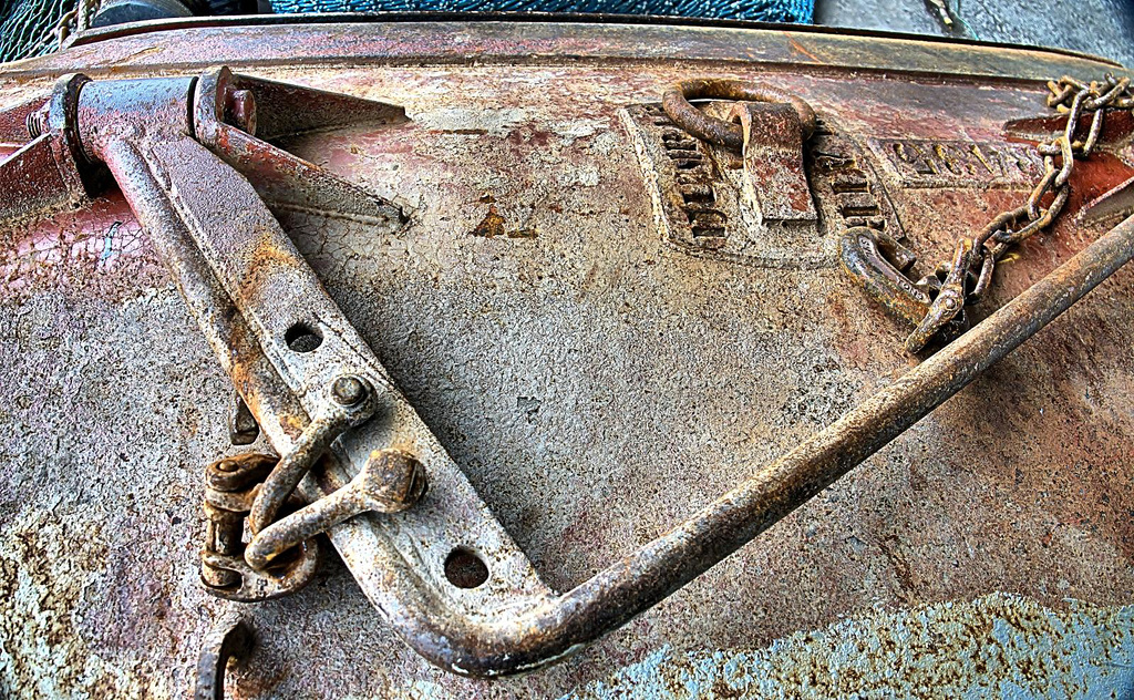 Abandoned Trawl Door. N.Shields Fishquay