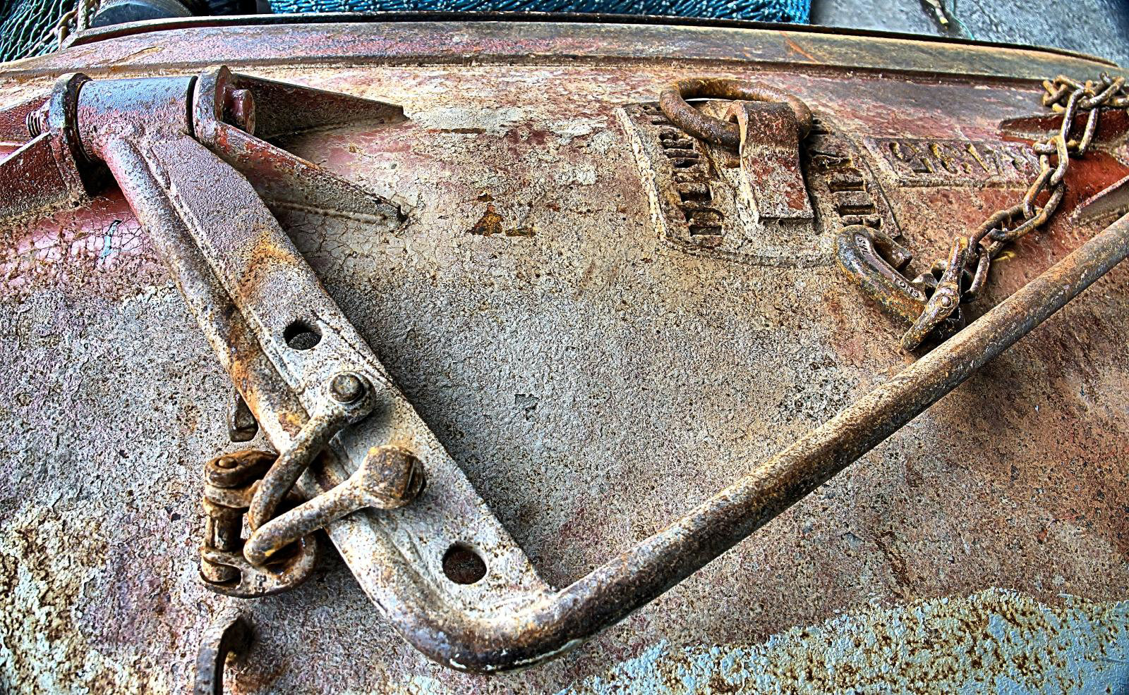 Abandoned Trawl Door. N.Shields Fishquay