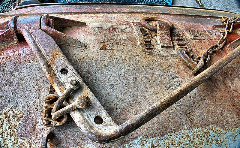 Abandoned Trawl Door. N.Shields Fishquay