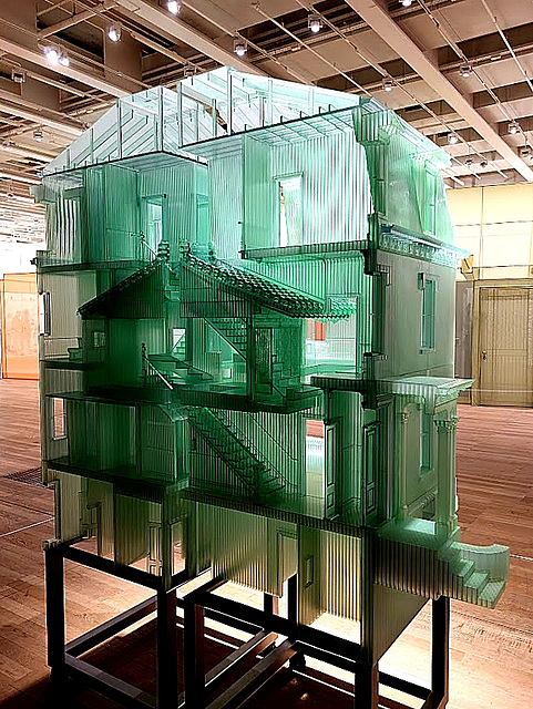 Artwork by Do Ho Suh: a house within a house