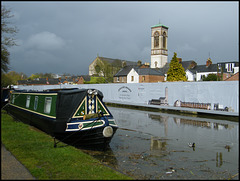 grey weather down the canal