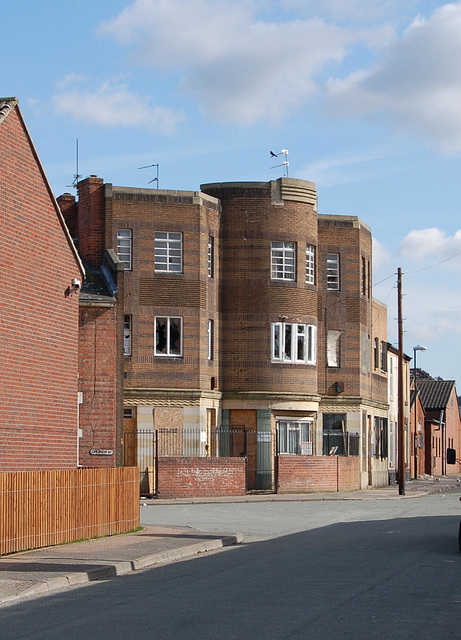 Decaying Building, Corner of Church Street and Rawdon Street, Normanton, Derby, Derbyshire