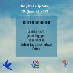 Tägliche Zitate - 10. Januar 2021