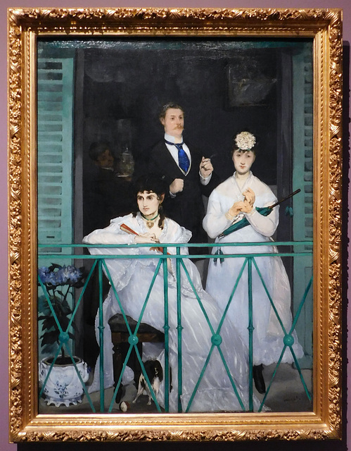 The Balcony by Manet in the Metropolitan Museum of Art, December 2023