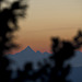 Profiles of a late autumn afternoon - The pyramid of Monviso at sunset