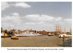 Royal Netherlands Navy F816 & tall ships London