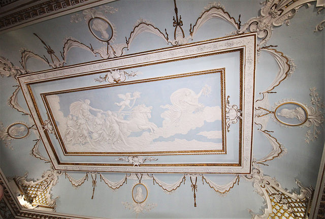 Dining Room Ceiling, Shugborough Hall, Staffordshire