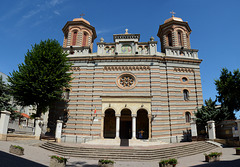 Romania, Constanța, The Facade of the Cathedral of "Saints Peter and Paul"