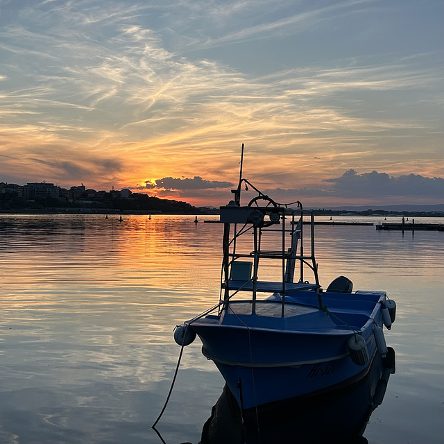 Sundown in Nessebar.  (Square)