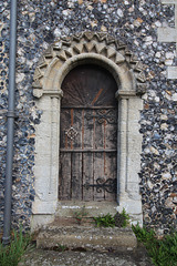 Chancel  Door, St Mary and St Peter's Church, Kelsale, Suffolk