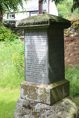 Blencathra Foxhounds Memorial, Saint Mary's Churchyard, Threlkeld, Cumbria