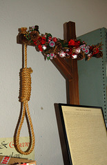 Christmas Decoration Noticed in Store Room, Old Prison, Lincoln Castle, Lincoln, Lincolnshire