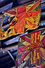 Old Military Flags in The Cathedral