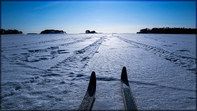 skiing on the highway (pip)