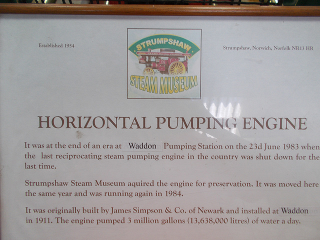 ssm - Waddon pump info