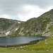 Bulgaria, Approaching the Kidney Lake (2282m asl) by the Upper Trail in the Circus of "Seven Rila Lakes"