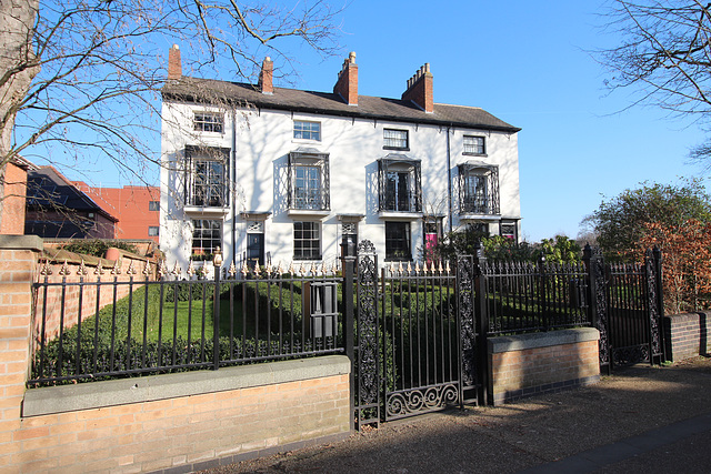 Houses in New Walk, Leicester