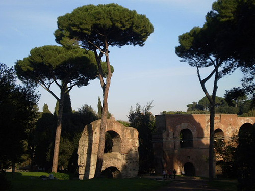 Ruins of aqueduct.