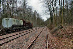 Museumsstrecke Hespertalbahn (Essen-Fischlaken) / 4.02.2017