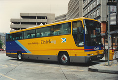 Rapsons Coaches (Scottish Citylink contractor) L592 RST at Edinburgh - 2 Aug 1997