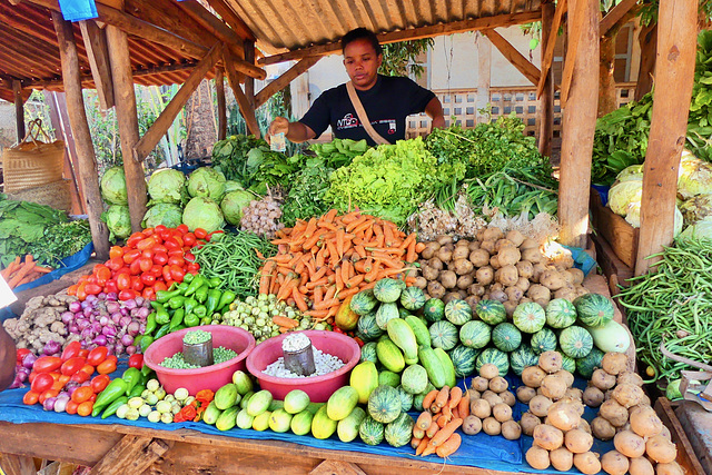 P1230009- Un marché - Route vers la Tsiribihina  05 novembre 2019