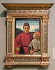 Francesco Sassetti and his Son Teodoro by Domenico Ghirlandaio in the Metropolitan Museum of Art, January 2022