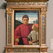Francesco Sassetti and his Son Teodoro by Domenico Ghirlandaio in the Metropolitan Museum of Art, January 2022