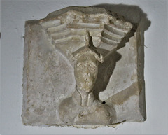 church enstone, oxon  (21) vaulting corbel from the c15 vaulted chantry