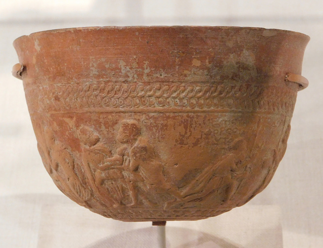 Terracotta Megarian Bowl in the Metropolitan Museum of Art, October 2023