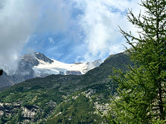 Mount Vioz and his glacier.