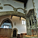 church enstone, oxon  (22) remains of a c15 vaulted chantry with built in altar and reredos under the window