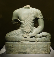 Enthroned Buddha in the Metropolitan Museum of Art, October 2023