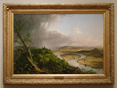 View from Mount Holyoke, Northampton, Massachusetts, after a Thunderstorm- The Oxbow by Thomas Cole in the Metropolitan Museum of Art, January 2022
