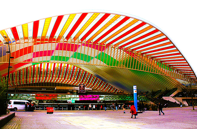 Gare de Liège... Belgique.