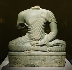 Enthroned Buddha in the Metropolitan Museum of Art, October 2023