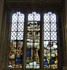 church enstone, oxon  (25) c17 glass from the east window, 1637 by a. hall of london