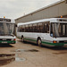 Optare Deltas at Stansted Airport – 4 May 1991 (141-13)
