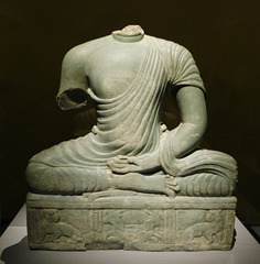 Enthroned Buddha in the Metropolitan Museum of Art, October 2023