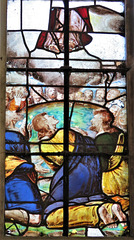 church enstone, oxon  (26) c17 ascension glass