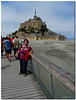 Me on the way to Mont Saint-Michel