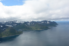Norway, The Island of Senja, Mountain Landscape of Mefjordvær