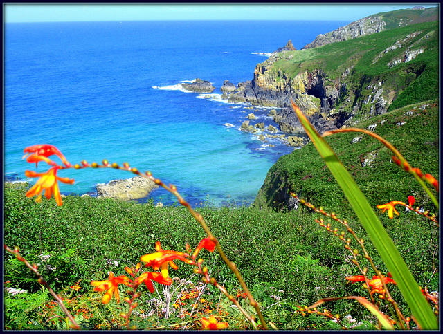 Zennor Coast, Cornwall. On the South West Peninsula Coast Path.